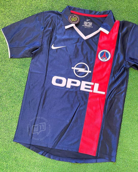 Camisa PSG Titular Retro 01/02 #21 RONALDINHO (PRONTA ENTREGA) - comprar online