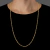 Corrente 3 por 1 - Banhado a ouro 18k