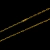 Corrente cartie quina longa 4mm 11g - Banhada a Ouro 18k - comprar online