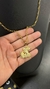 Corrente Cartie 3mm + Pingente - Moeda antiga Banhada a ouro 18k - comprar online
