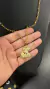 Corrente Cartie 3mm + Pingente - Moeda antiga Banhada a ouro 18k - comprar online