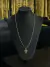 Corrente Cadeadinho quinada 2mm + Pingente - Moeda antiga Banhada a ouro 18k - O'cara Luxury joias