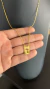 ESCAPULÁRIO TUDO POSSO - 70cm -MOEDA ANTIGA BANHADO A OURO 18k - O'cara Luxury joias