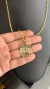 Kit Tijolinho 3mm + Pingente + Pulseira - Moeda antiga Banhada a ouro 18k - O'cara Luxury joias