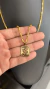 Kit Tijolinho 3mm + Pingente + Pulseira - Moeda antiga Banhada a ouro 18k - comprar online