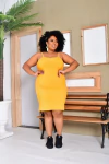 Vestido Alcinha Plus Damasco - comprar online