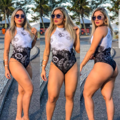 Body gola flor de inverno