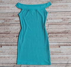 Vestido Tiffany OMBRO A OMBRO canelado - comprar online