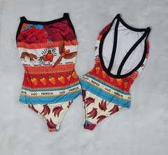Body cavado maiô Caju Tropical - loja online