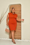 Vestido Terra Cota Plus Size Muscle Tee