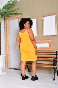 Vestido Alcinha Plus Damasco - GGS Modas
