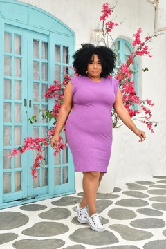 Vestido Lilas Plus Size Muscle Tee - comprar online