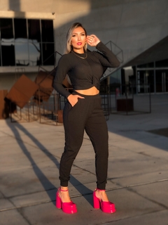 CALÇA PRETA CANELADO - GGS Modas