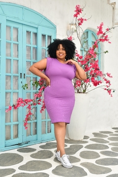 Vestido Lilas Plus Size Muscle Tee - loja online