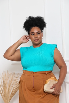 CROPPED TIFFANY PLUS SIZE MUSCLE TEE na internet