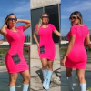 Vestido Pink Neon PRINCESA