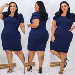 Vestido Plus PRINCESA Marinho