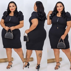 Vestido Plus Size Preto PRINCESA
