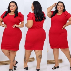 Vestido Plus PRINCESA Vermelho