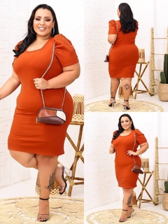 Vestido TERRA COTA PLUS PRINCESA - loja online