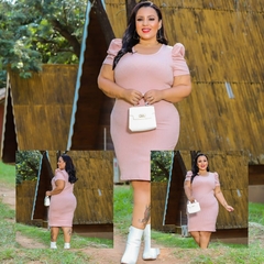 Vestido Plus PRINCESA Rose