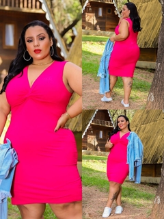 VESTIDO PINK NOZINHO PLUS
