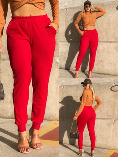 Imagem do CALÇA VERMELHO CANELADO
