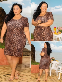Vestido Onça Plus PRINCESA