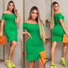 Vestido ESMERALDA BABADO
