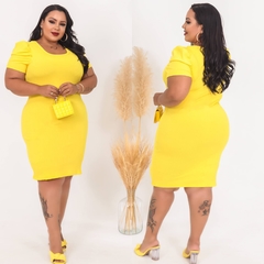 Imagem do Vestido Amarelo Plus PRINCESA