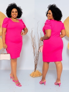 Vestido Plus Size Pink PRINCESA