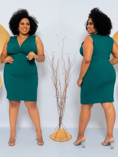 VESTIDO VERDE JADE NOZINHO PLUZ