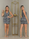 Vestido Zebra NOZINHO canelado - comprar online