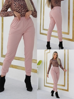 CALÇA ROSE CANELADO