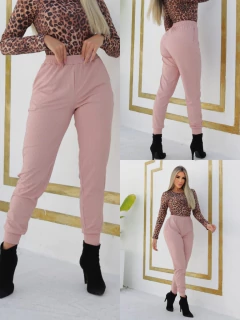 CALÇA ROSE CANELADO