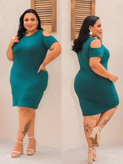 Vestido Plus Recort Jade