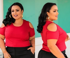CROPPED RECORT PLUS VERMELHO