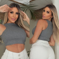 Cropped SARAH Cinza