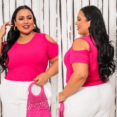 CROPPED RECORT PLUS PINK