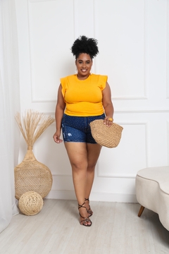 Imagem do CROPPED DAMASCO PLUS SIZE MUSCLE TEE