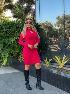 VESTIDO PINK GOTA MANGA LONGA na internet