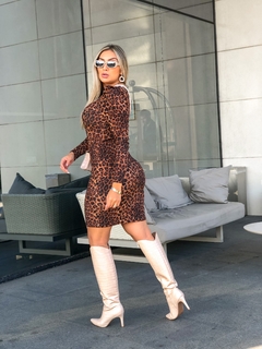 VESTIDO ONÇA PRINCESA MANGA LONGA na internet