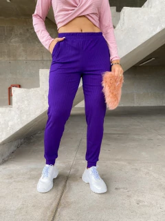 CALÇA VIOLETA CANELADO - loja online