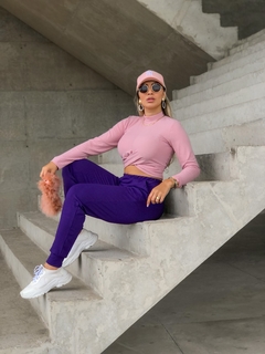 CALÇA VIOLETA CANELADO - GGS Modas