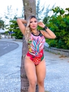 Body maiô cavado abacaxi color