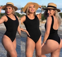 Body maiô ELASTICO nas costas preto - comprar online
