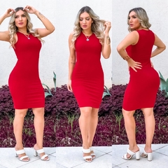 Vestido Vermelho MIDI REGATA - loja online