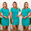 Vestido MANGUINHA TIFANY canelado