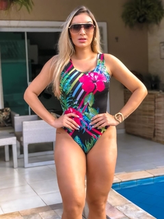 Body regata floresta neon - GGS Modas