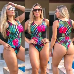 Body regata floresta neon - comprar online